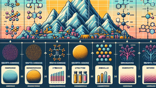 Comparaison de l'hormone de croissance avec d'autres anabolisants