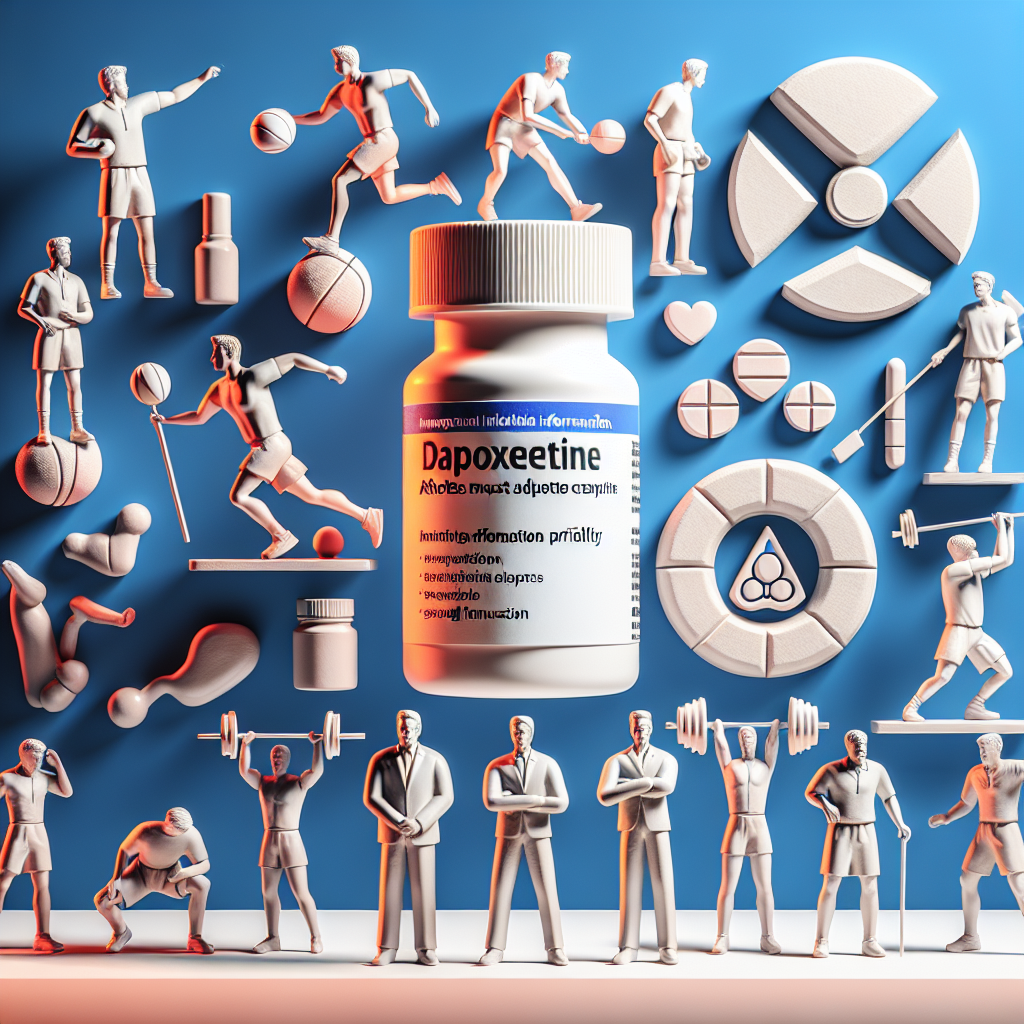 Dapoxetine (Priligy) et fonction sexuelle : ce que les sportifs doivent savoir