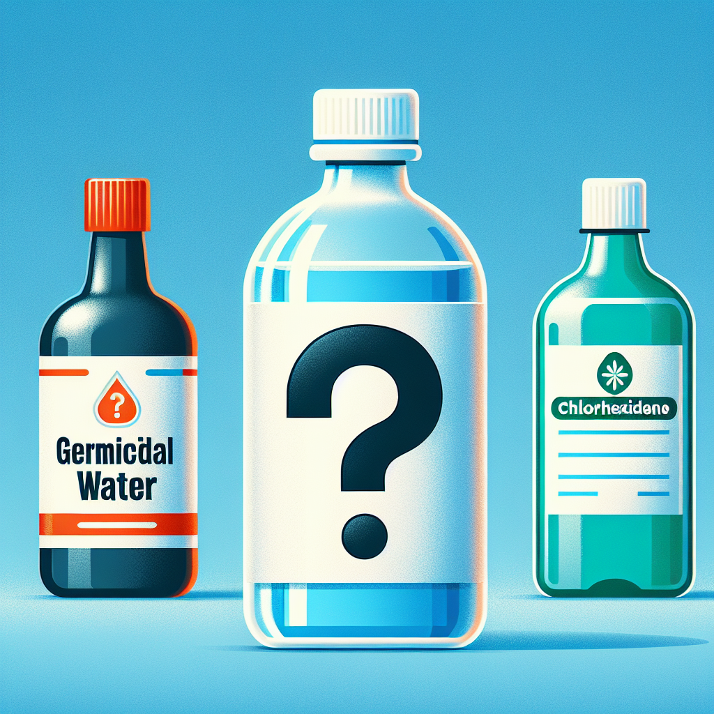 L'Eau Germicide doit-elle être associée à de l'alcool ou de la chlorhexidine ?