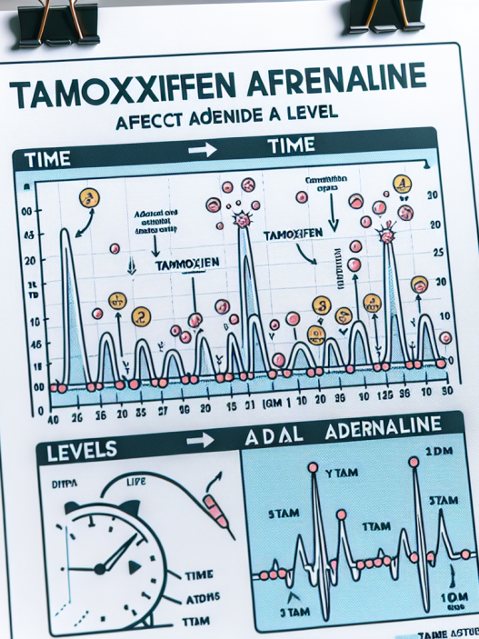 Comment le tamoxifène affecte les niveaux d'adrénaline