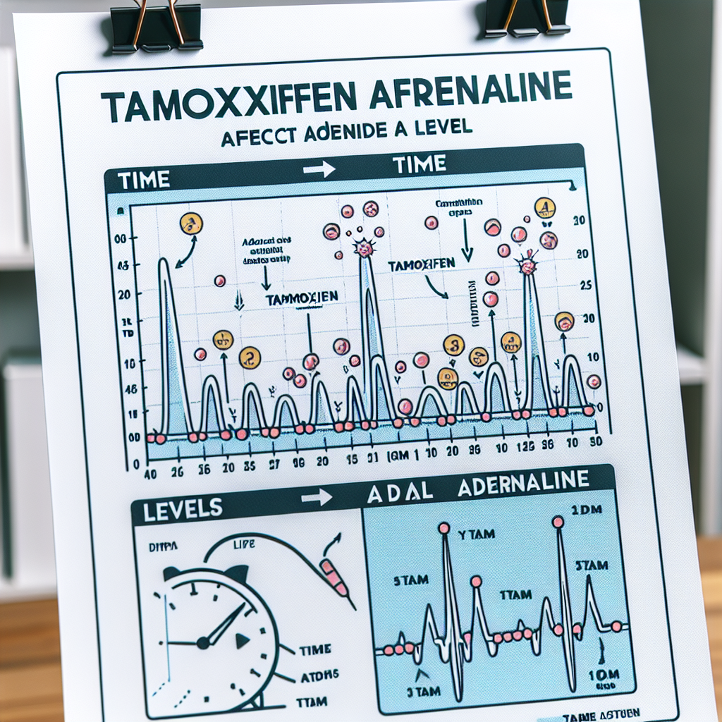 Comment le tamoxifène affecte les niveaux d'adrénaline