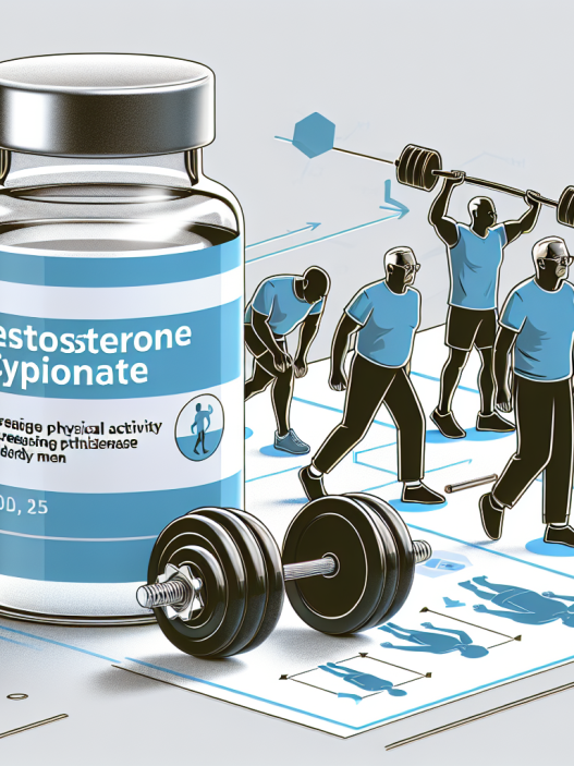 Cypionate de testostérone et son rôle dans l'augmentation de l'activité physique chez les hommes âgés