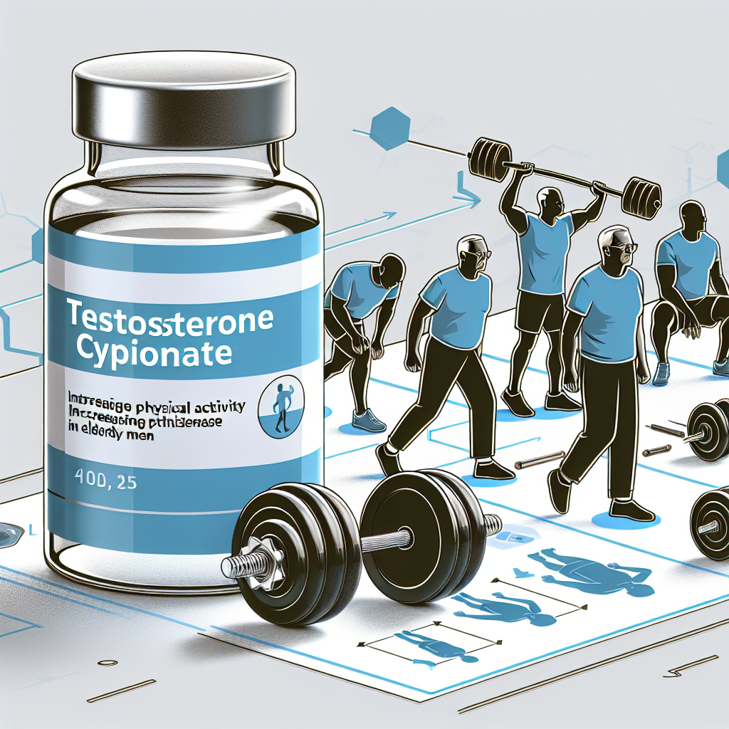 Cypionate de testostérone et son rôle dans l'augmentation de l'activité physique chez les hommes âgés