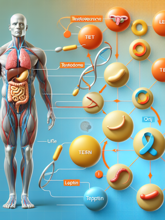 Testostérone et modifications du taux de leptine