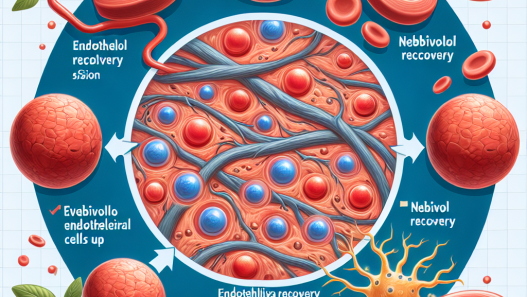 Comment le nébivolol affecte-t-il la récupération endothéliale après une séance ?