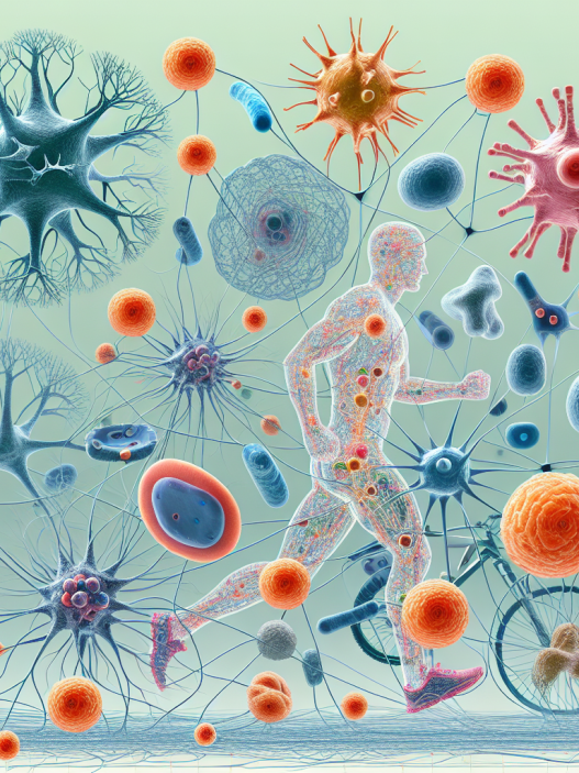 Interaction du système immunitaire avec le système nerveux pendant l'entraînement
