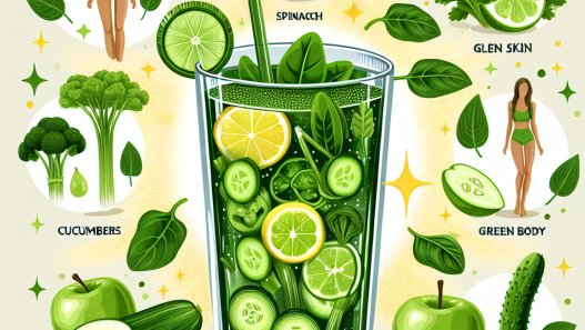 L'efficacité des cocktails verts en détoxification