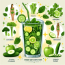 L'efficacité des cocktails verts en détoxification