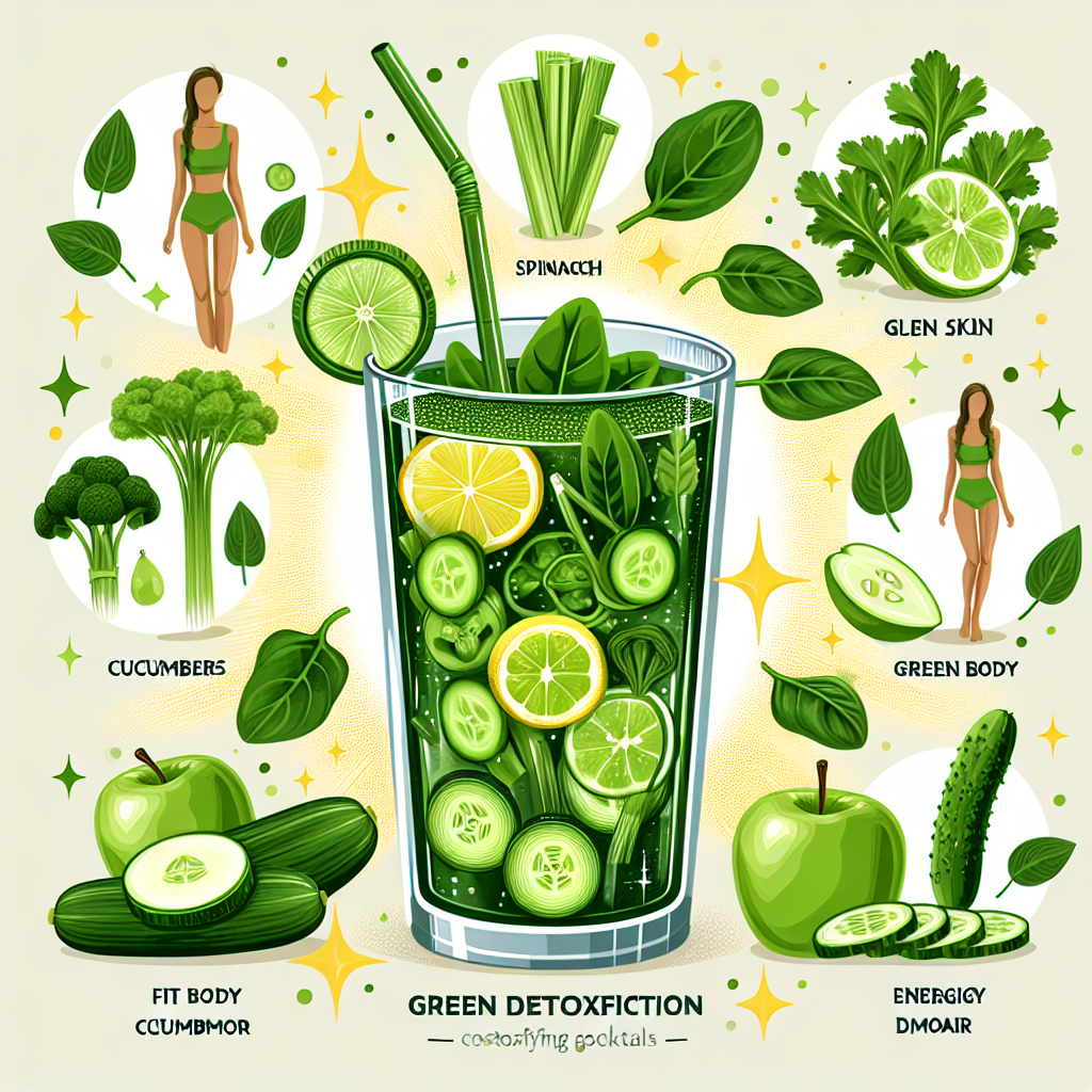 L'efficacité des cocktails verts en détoxification