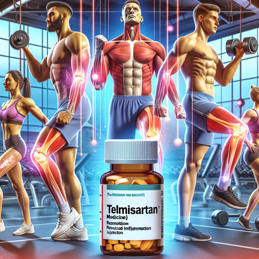 Le telmisartan comme moyen de réduire l'inflammation articulaire chez les culturistes