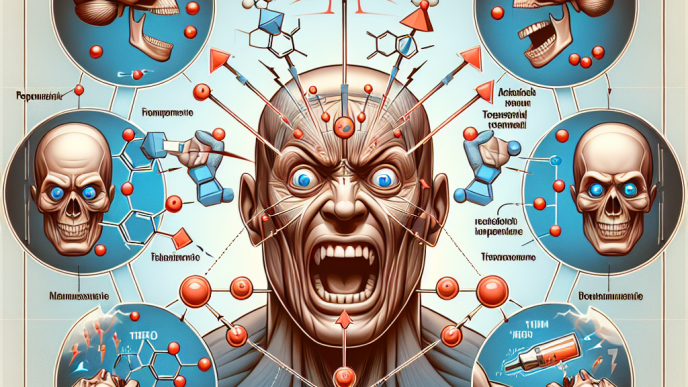Mécanisme d'augmentation de l'agressivité sous Trestolone