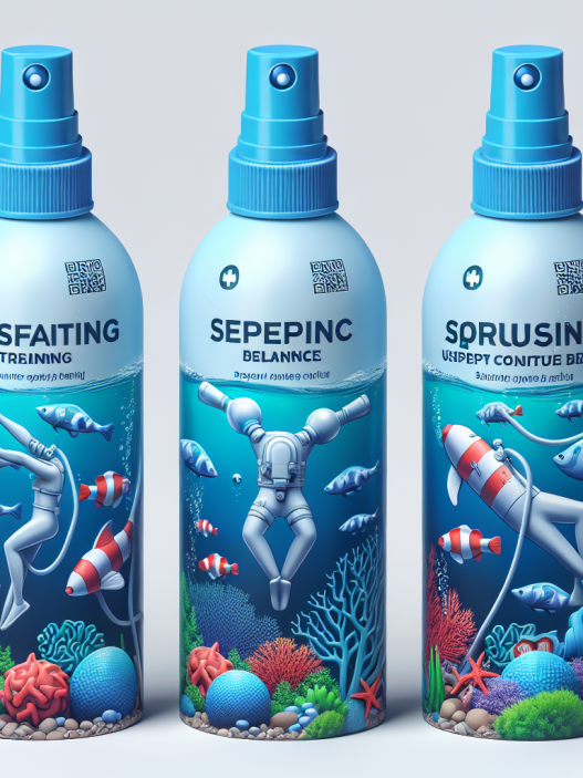 Sprays pour soutenir l'équilibre respiratoire pendant l'entraînement en apnée
