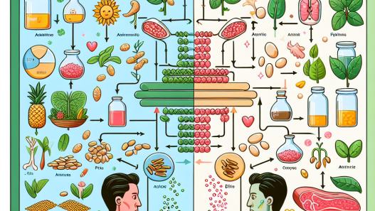 Comparaison des effets des acides aminés d'origine végétale et animale
