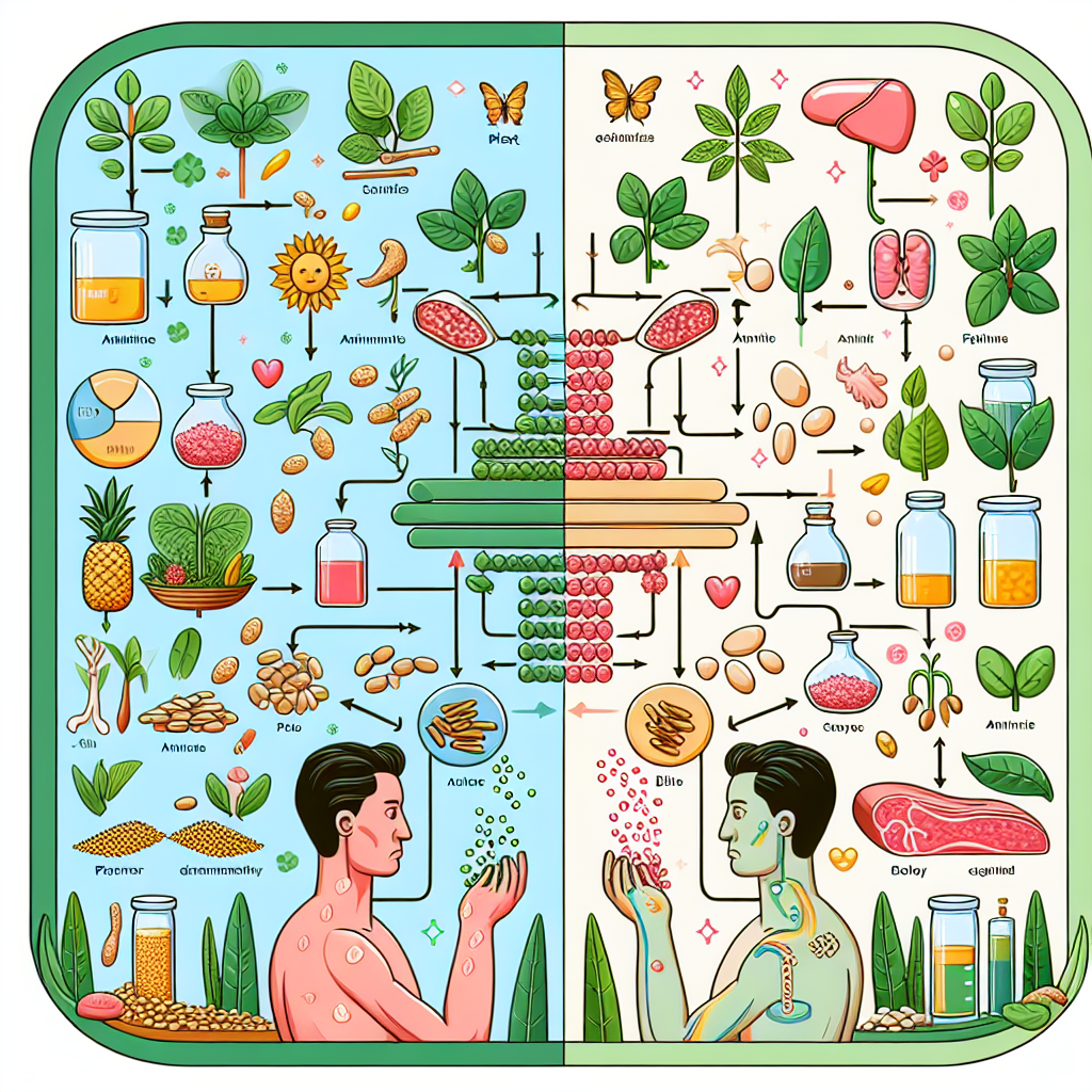 Comparaison des effets des acides aminés d'origine végétale et animale
