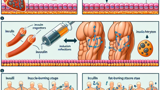 Effet de l'insuline sur l'hypertrophie musculaire pendant la sèche