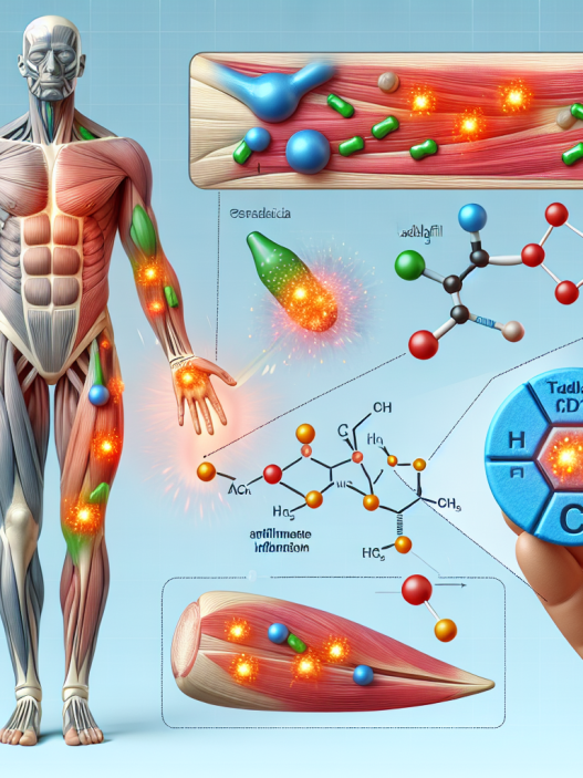 Effet du tadalafil citrate (Cialis générique) sur la réduction du niveau d'inflammation dans les muscles