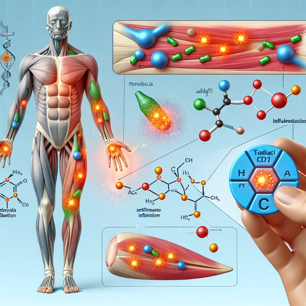 Effet du tadalafil citrate (Cialis générique) sur la réduction du niveau d'inflammation dans les muscles