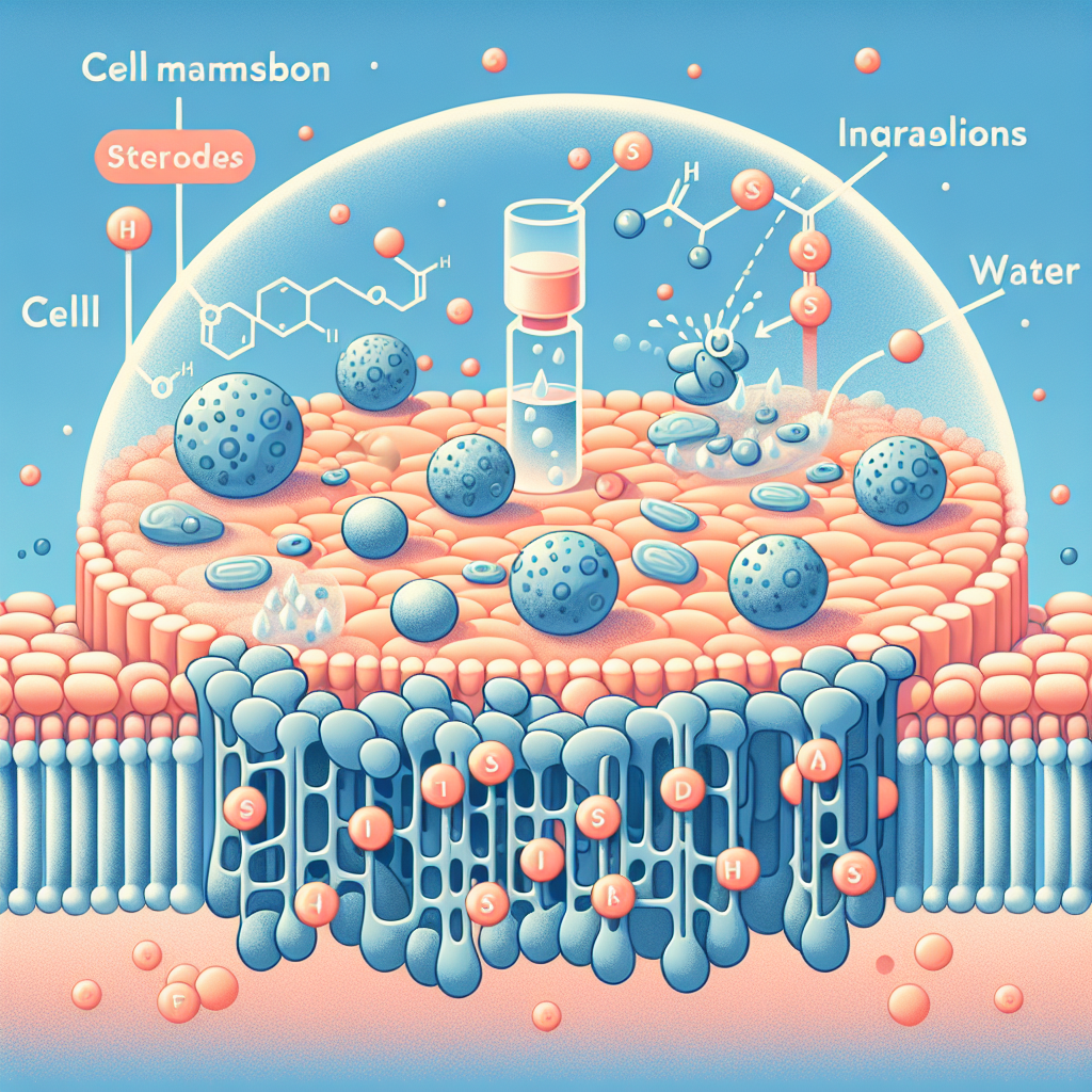 Les stéroïdes et le soutien des processus d'hydratation intracellulaire