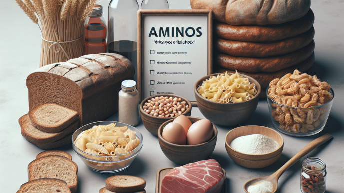 Aminos et gluten : ce qu’il faut vérifier